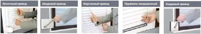 Ручные типы управления роллетами в Черноголовке Ручные типы управления роллетами